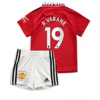 Dres Manchester United Raphael Varane #19 Domaci za djecu 2022-23 Kratak Rukav (+ kratke hlače)